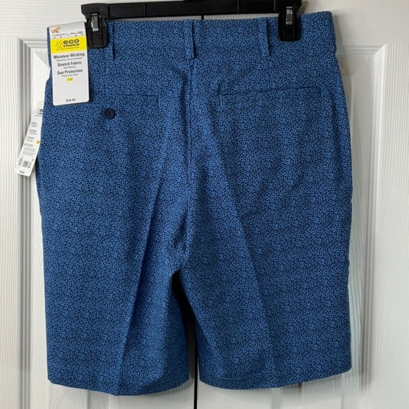 Jack Nicklaus - Golf Shorts Mens 30 Blue 9” Inseam Geometric Leopard Print - Picture 7 of 8
